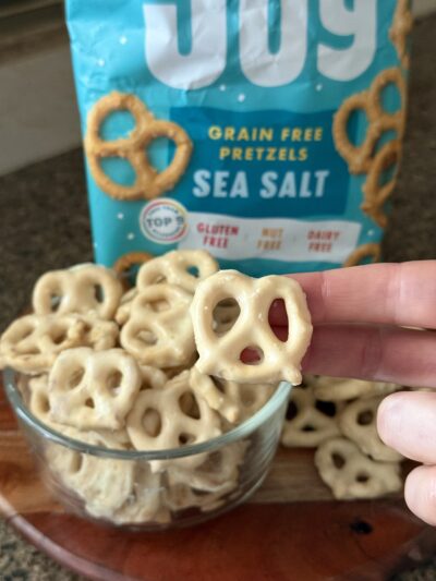 yogurt covered protein pretzels