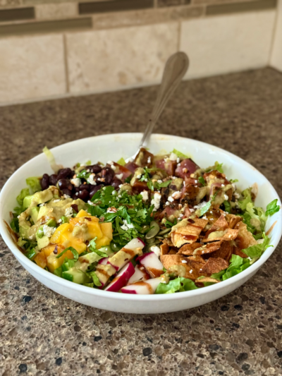 mexican mole poke bowl