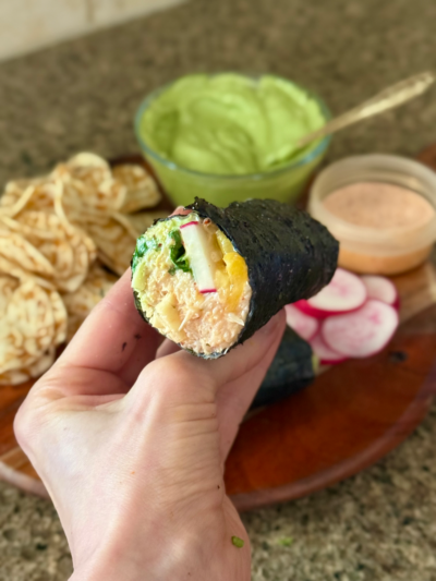 sushi spring roll burrito