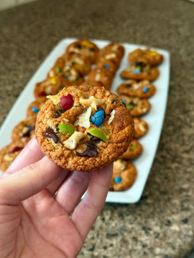 kitchen sink protein cookies