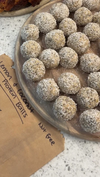 Lemon & Coconut Protein Balls