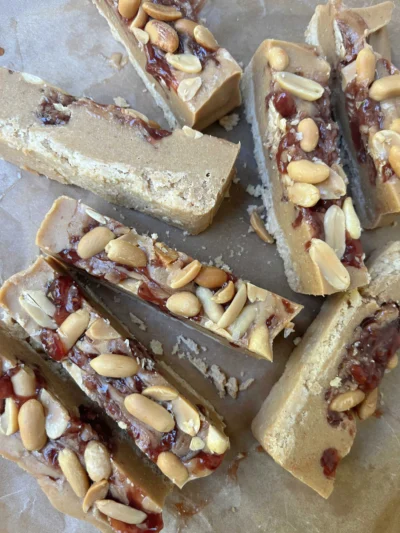 Healthy PB&J Bars