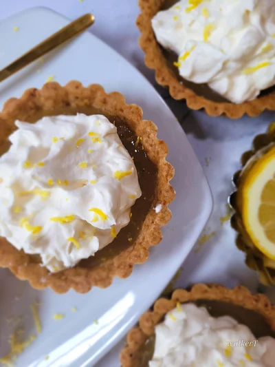 Lemon Curd Tarts (Vegan)