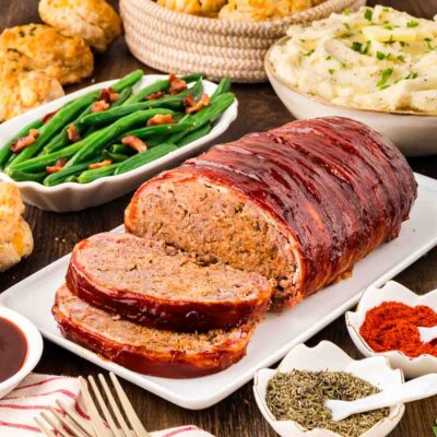 Bacon Wrapped Meatloaf