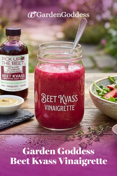 Garden Goddess Beet Kvass Vinaigrette Recipe