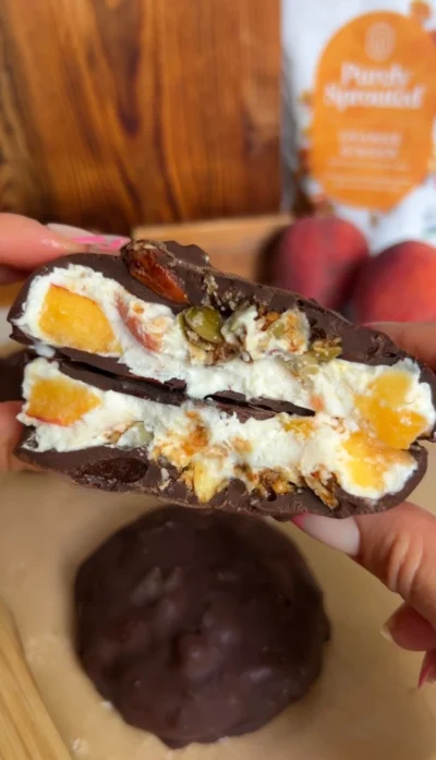 Orange Ginger Peach Yogurt Clusters — Hormone‑Balancing Snack with a Crunch