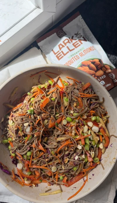 Crunchy Cold Soba Noodle Salad