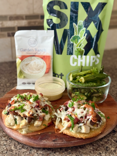 chicken bacon ranch flatbread