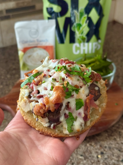 chicken bacon ranch flatbread