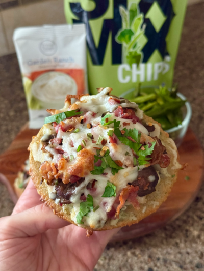 chicken bacon ranch flatbread