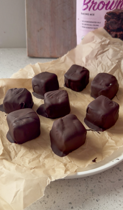 High Protein Brownie Cheesecake Bites