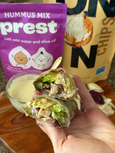 crispy club sandwich spring roll