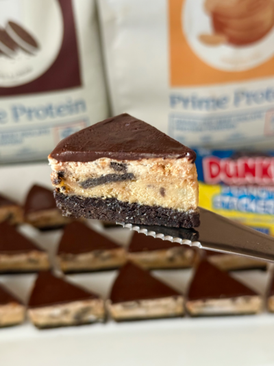 cookies & cream peanut butter extreme protein cheesecake