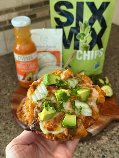 buffalo chicken flatbread