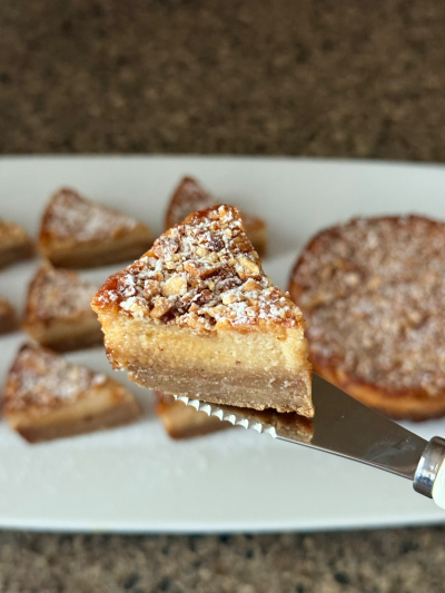 almond croissant protein cheesecake