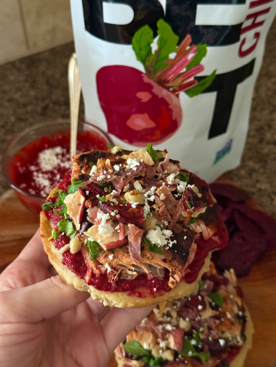 ruby romesco flatbread