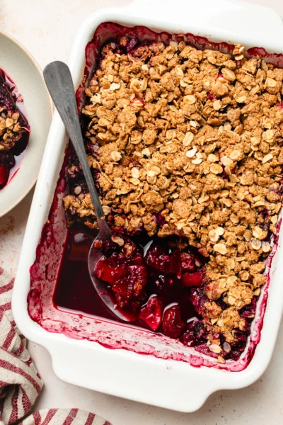 Mixed Berry Apple Crisp