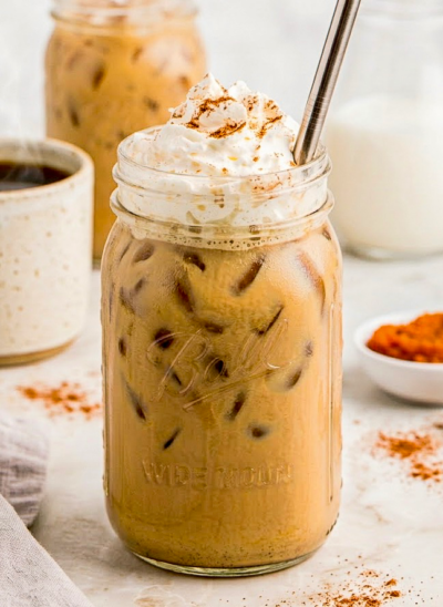 Iced Protein Pumpkin Latte