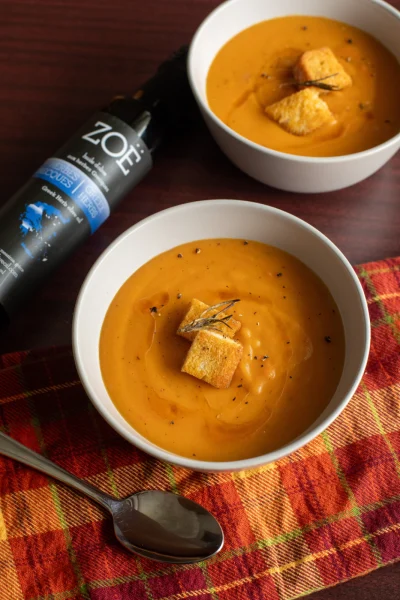 Roasted Carrot & Potato Soup