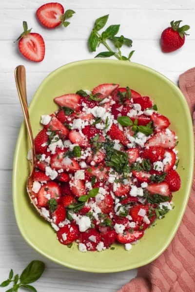 Strawberry Basil Salad
