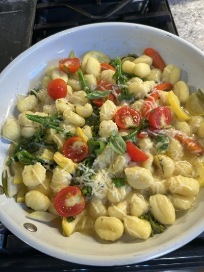 Cheesy Vegetables & Gnocchi