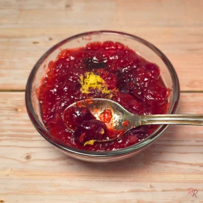 Sugar Free Cranberry Sauce with Fresh Cranberries
