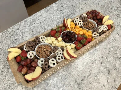 Fruit, Nuts, Cheese Charcuterie Board