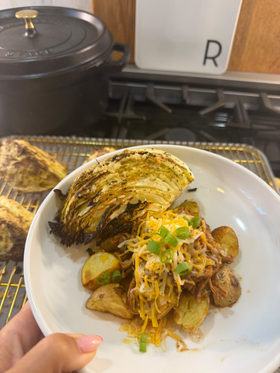 Garlic Parmesan Cabbage