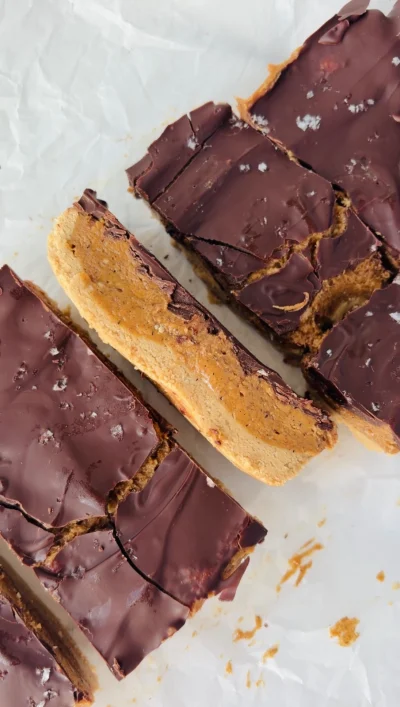 No Bake Superfood Twix Bars