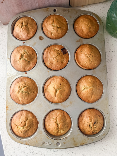 Zucchini Chocolate Chip Muffins