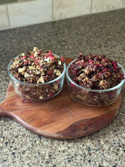 stove-top toasted protein muesli granola
