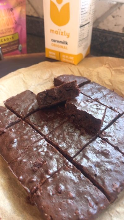 Gut-Healthy Dairy Free Fudgy Chocolate Brownies