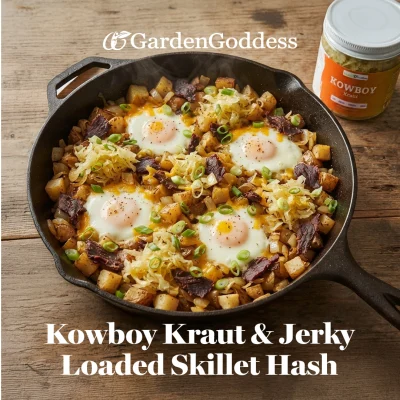 Kowboy Kraut & Jerky Loaded Skillet Hash