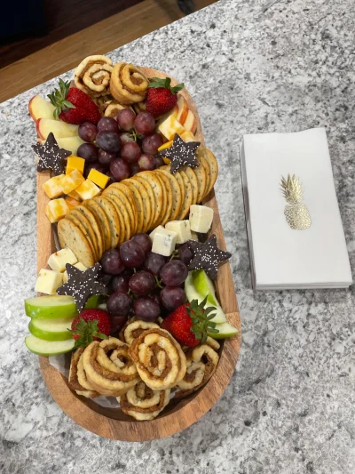 Mini Charcuterie with Fruit, Cheese, Sweets