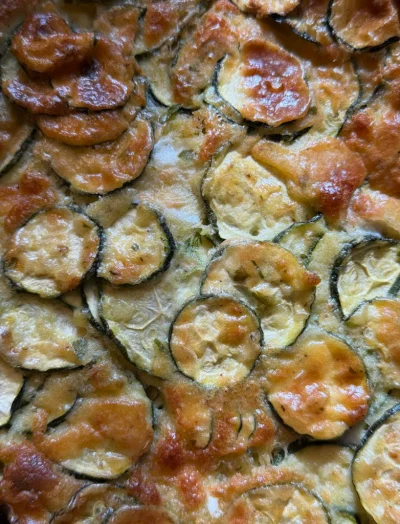 My Mom’s Zucchini Pie