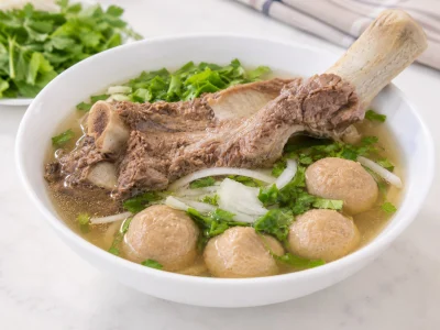 Beef Rib Pho (Phở Sườn Bò)