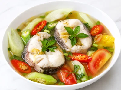 Canh Chua Vietnamese Sour Fish Soup