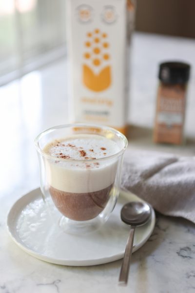 Dairy-free Pumpkin Spice Cappuccino