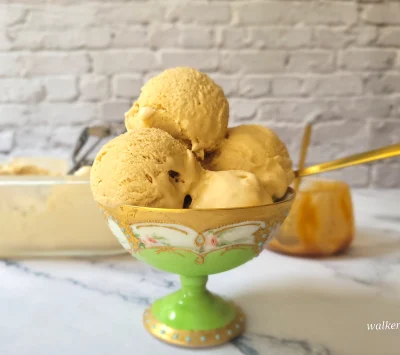 Salted Caramel Ice Cream (Vegan)