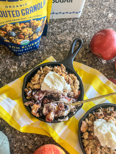 Lemon Blueberry Apple Crisp
