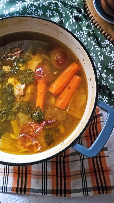Roasted Beef Bone Broth — Oven Method