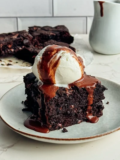 Flourless Pumpkin Brownies