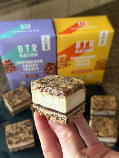 frozen protein s’mores ice-cream bars