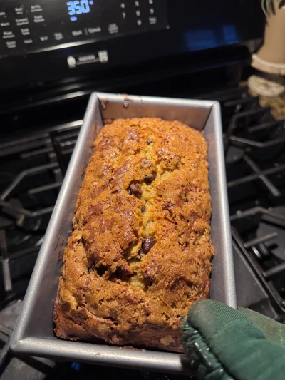 Chocolate Chip Pumpkin Spice Banana Bread