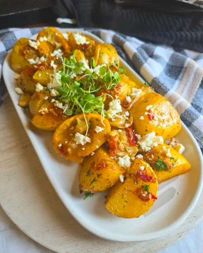 Spicy Lemon Roasted Taters