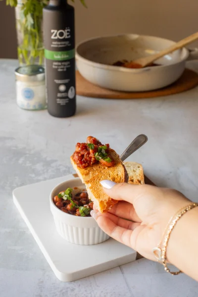 Tomato Chutney & Beans