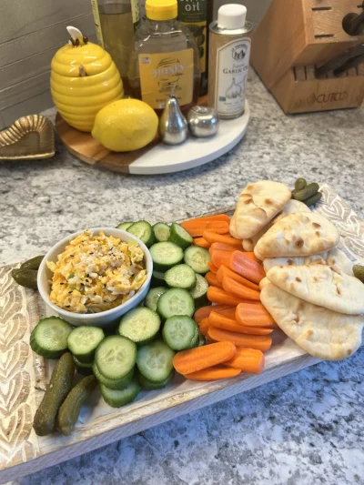 Funky Little Cheese Dip with Mini Snack Board