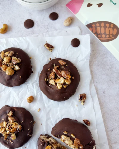 Frozen Yogurt Nut Clusters