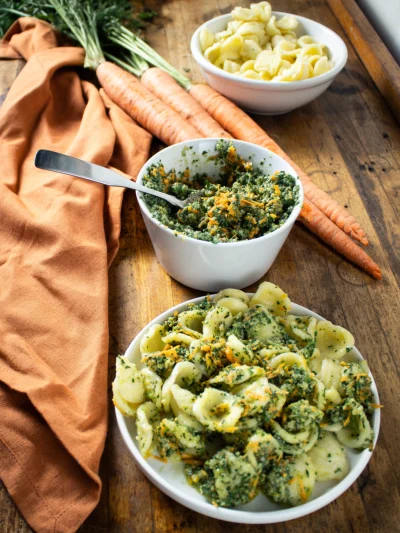 Carrot Top Pesto