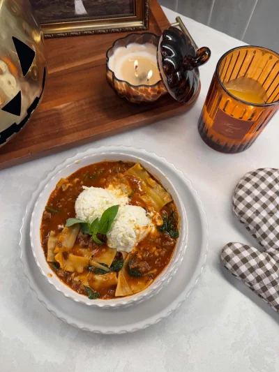 Lasagna Soup